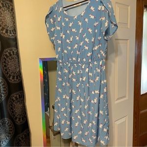 ModCloth blue unicorn dress